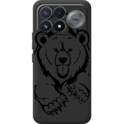Чорний чохол BoxFace Poco F9 Pro Grizzly Bear
