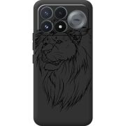 Чорний чохол BoxFace Poco F9 Pro Lion