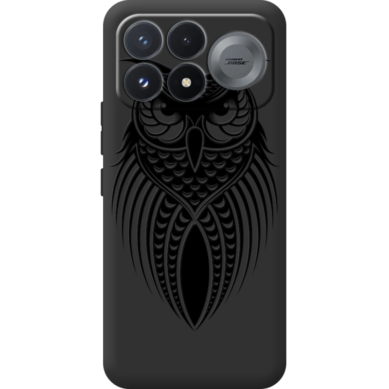 Чорний чохол BoxFace Poco F9 Pro Owl