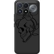 Чорний чохол BoxFace Poco F9 Pro Skull and Roses