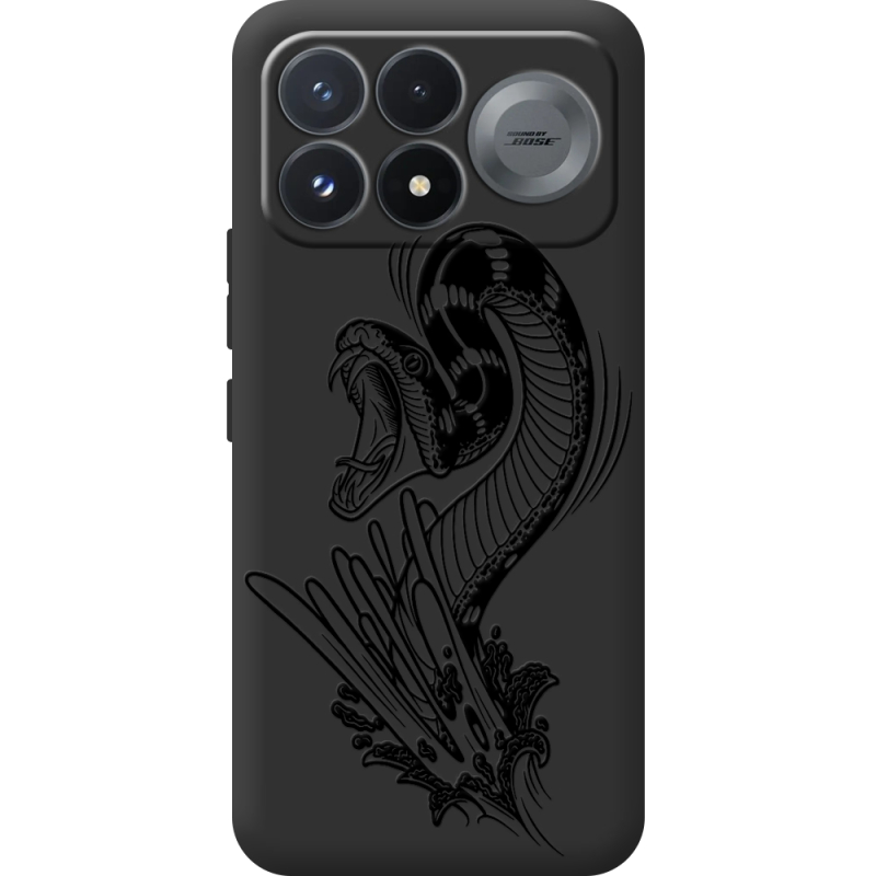 Чорний чохол BoxFace Poco F9 Pro Snake