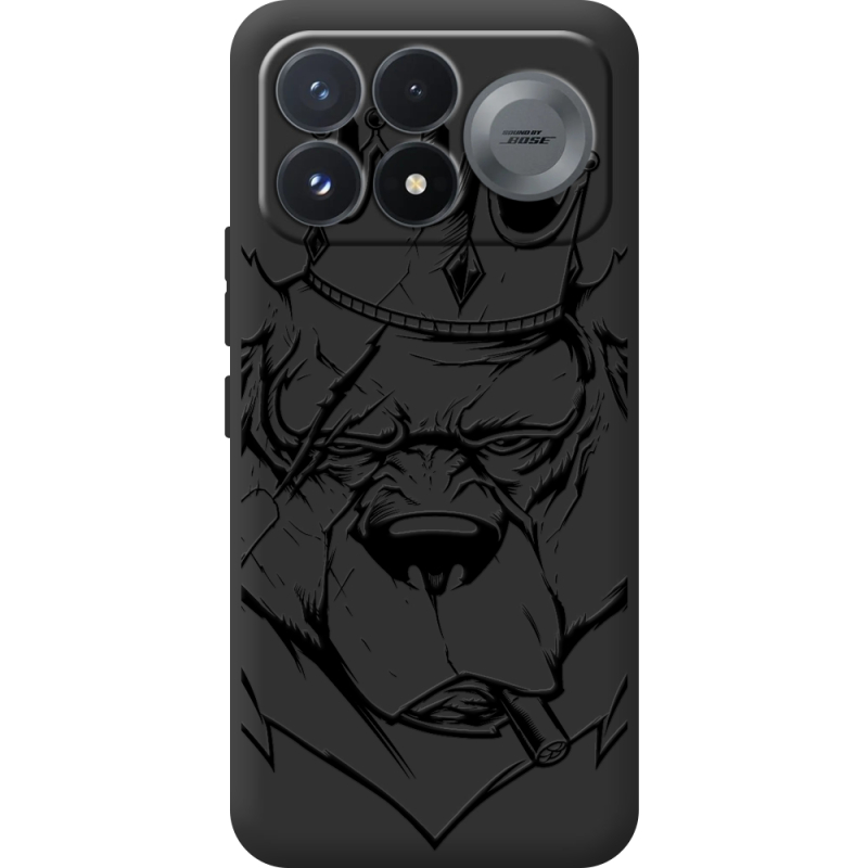 Чорний чохол BoxFace Poco F9 Pro Bear King