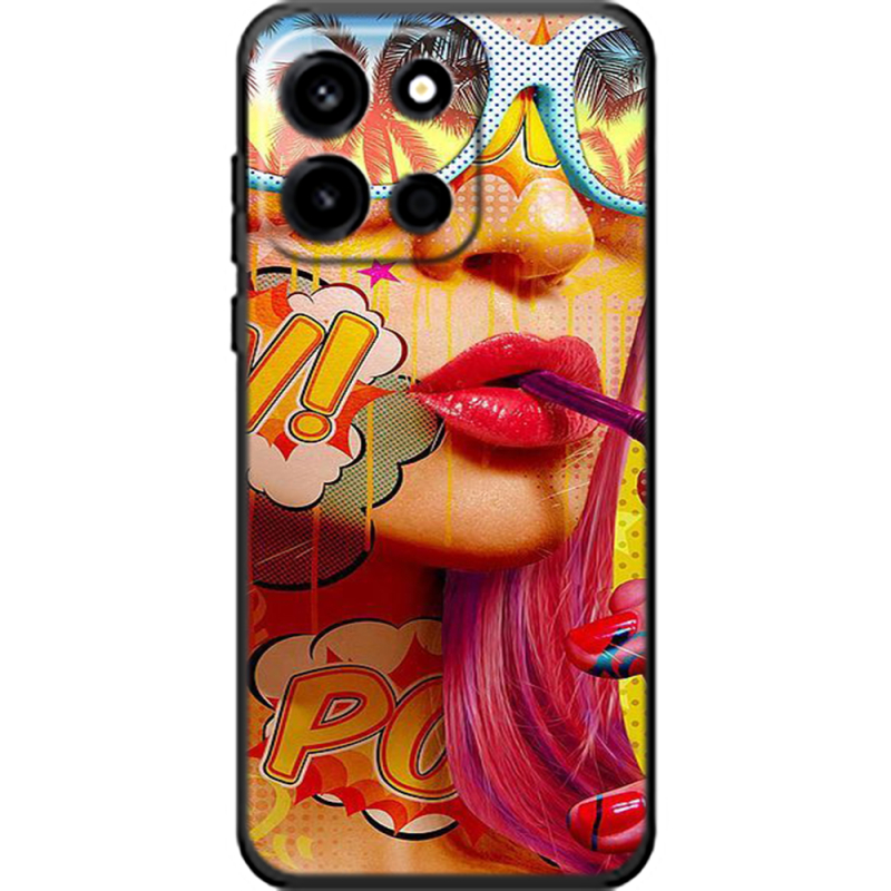 Чохол BoxFace OnePlus Turbo 6 Yellow Girl Pop Art