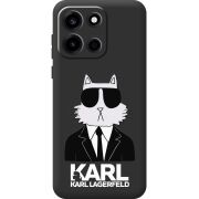 Чорний чохол BoxFace OnePlus Turbo 6 Cat in Black