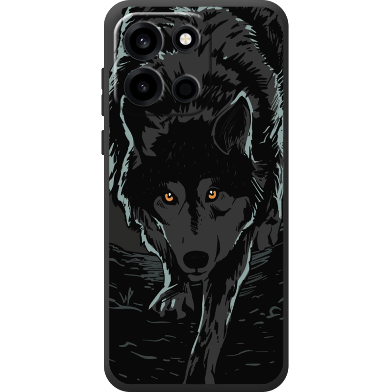 Чорний чохол BoxFace OnePlus Turbo 6 Wolf
