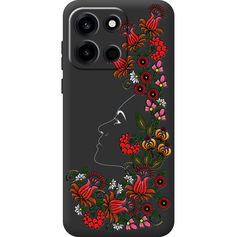Чорний чохол BoxFace OnePlus Turbo 6 3D Ukrainian Muse
