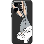 Чорний чохол BoxFace OnePlus Turbo 6 Lucky Rabbit