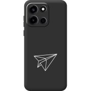 Чорний чохол BoxFace OnePlus Turbo 6 Paper Plane