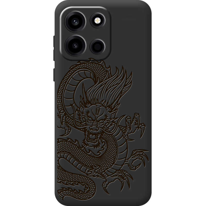 Чорний чохол BoxFace OnePlus Turbo 6 Chinese Dragon