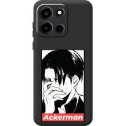 Чорний чохол BoxFace OnePlus Turbo 6 Attack On Titan - Ackerman