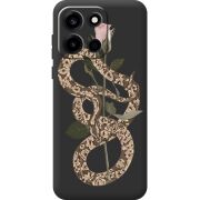 Прозорий чохол BoxFace OnePlus Turbo 6 Glamor Snake