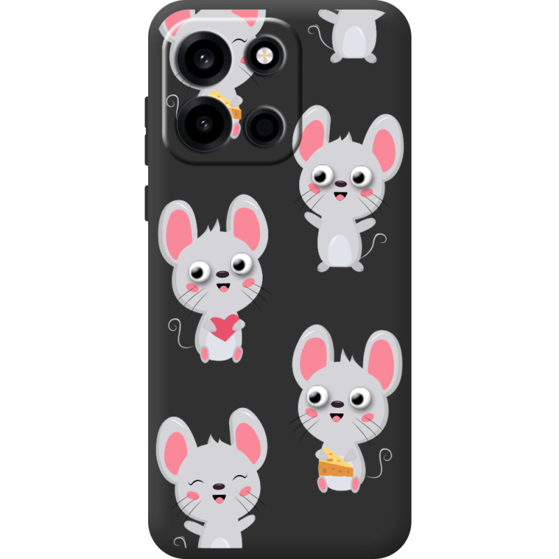 Прозорий чохол BoxFace OnePlus Turbo 6 с 3D-глазками Mouse