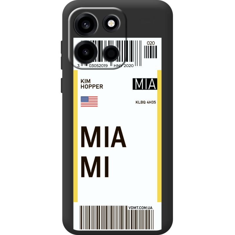 Прозорий чохол BoxFace OnePlus Turbo 6 Ticket Miami