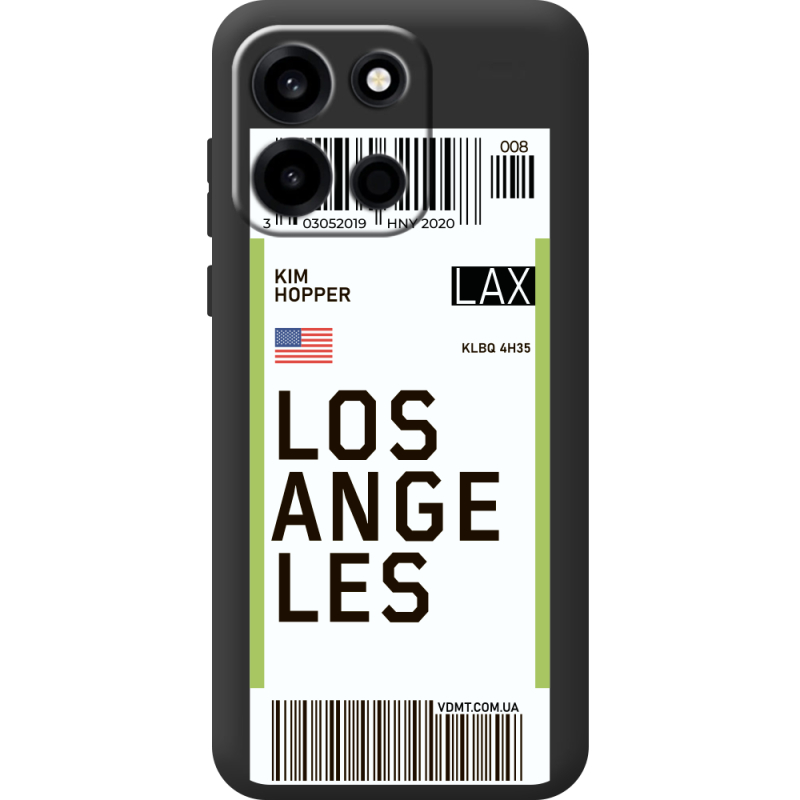 Прозорий чохол BoxFace OnePlus Turbo 6 Ticket Los Angeles
