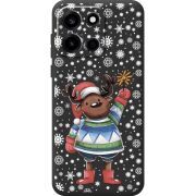 Прозорий чохол BoxFace OnePlus Turbo 6 Christmas Deer with Snow