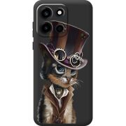 Прозорий чохол BoxFace OnePlus Turbo 6 Steampunk Cat
