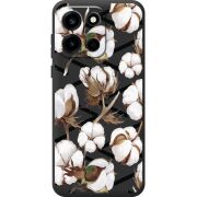 Прозорий чохол BoxFace OnePlus Turbo 6 Cotton flowers