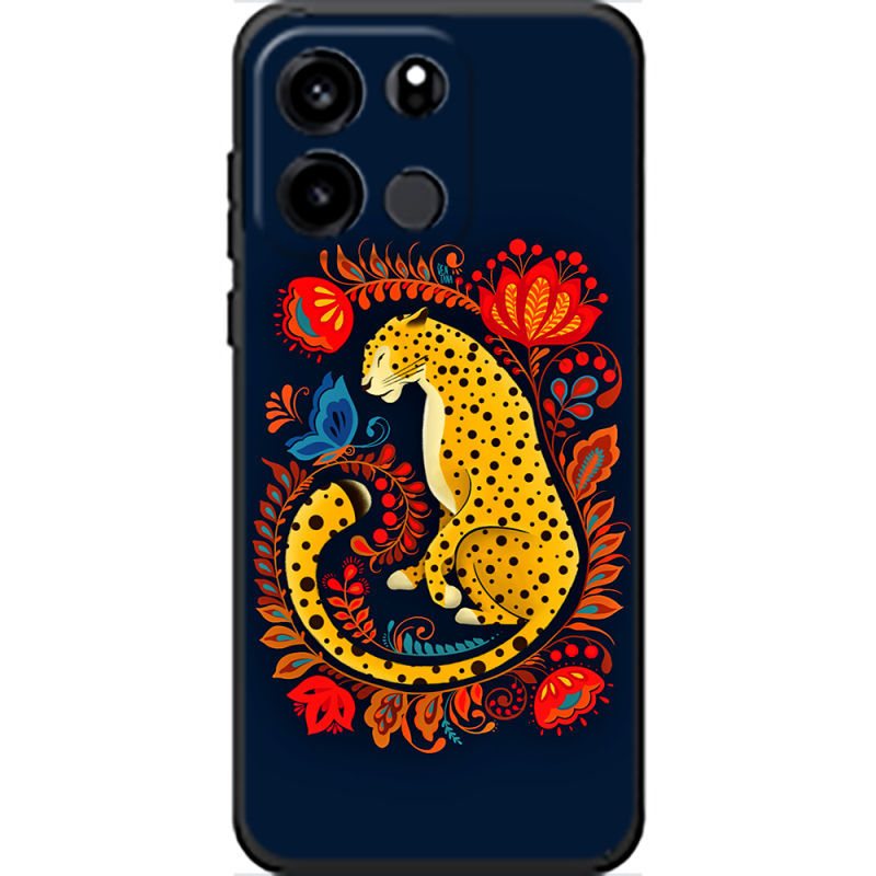 Чохол BoxFace OnePlus Turbo 6V Petrykivka Leopard