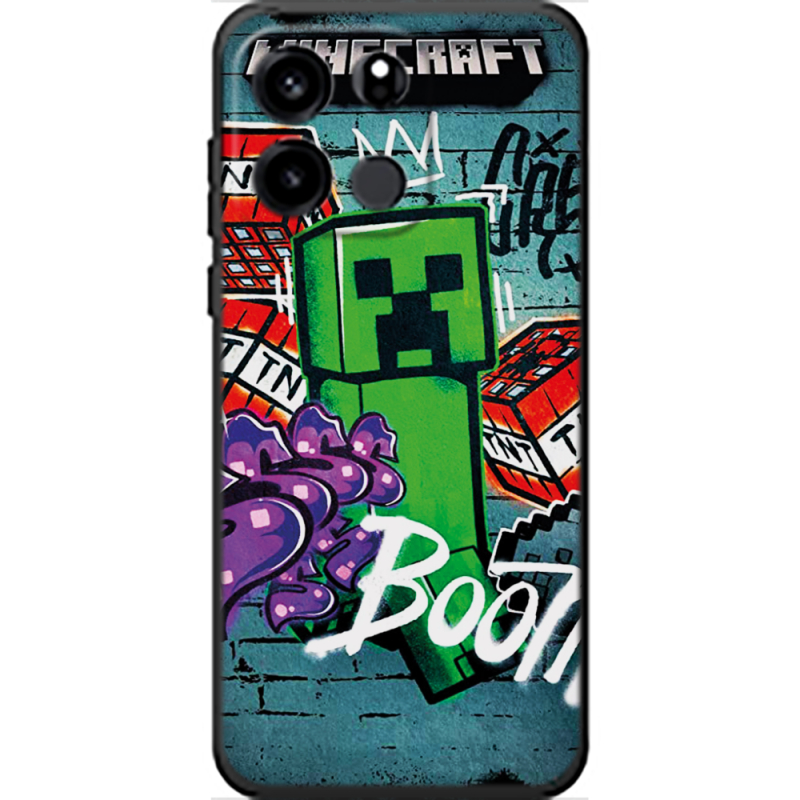 Чохол BoxFace OnePlus Turbo 6V Minecraft Graffiti