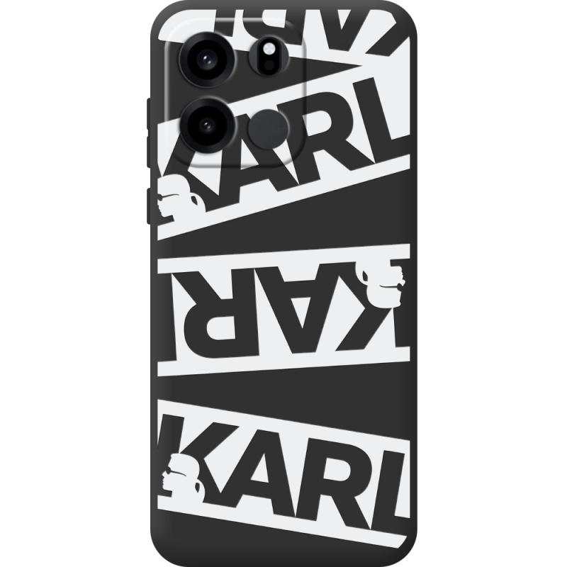 Чорний чохол BoxFace OnePlus Turbo 6V White Karl