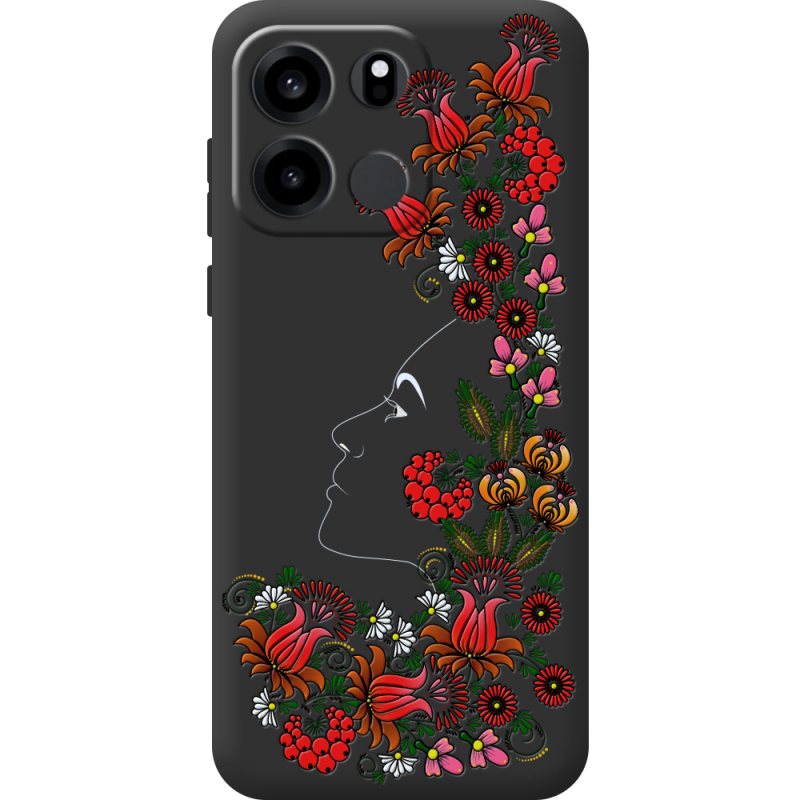 Чорний чохол BoxFace OnePlus Turbo 6V 3D Ukrainian Muse