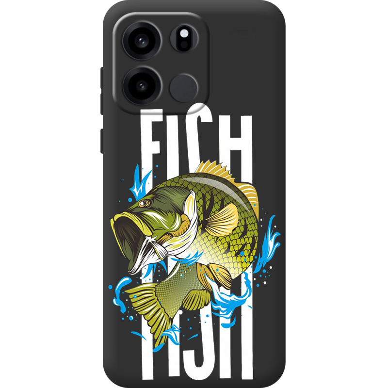 Чорний чохол BoxFace OnePlus Turbo 6V Fish