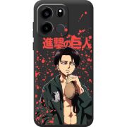 Чорний чохол BoxFace OnePlus Turbo 6V Атака Титанов Леви