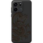 Чорний чохол BoxFace OnePlus Turbo 6V Chinese Dragon