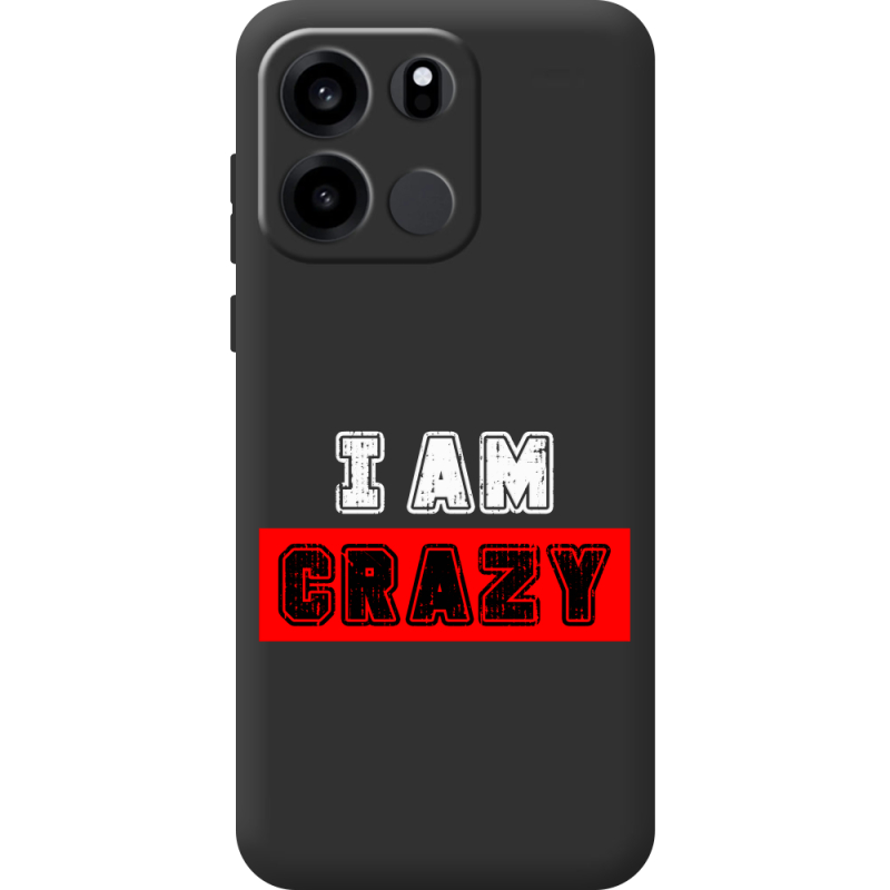 Чорний чохол BoxFace OnePlus Turbo 6V I'm Crazy