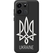 Чорний чохол BoxFace OnePlus Turbo 6V Тризуб монограмма ukraine