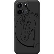 Чорний чохол BoxFace OnePlus Turbo 6V Horse