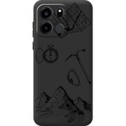 Чорний чохол BoxFace OnePlus Turbo 6V Mountains