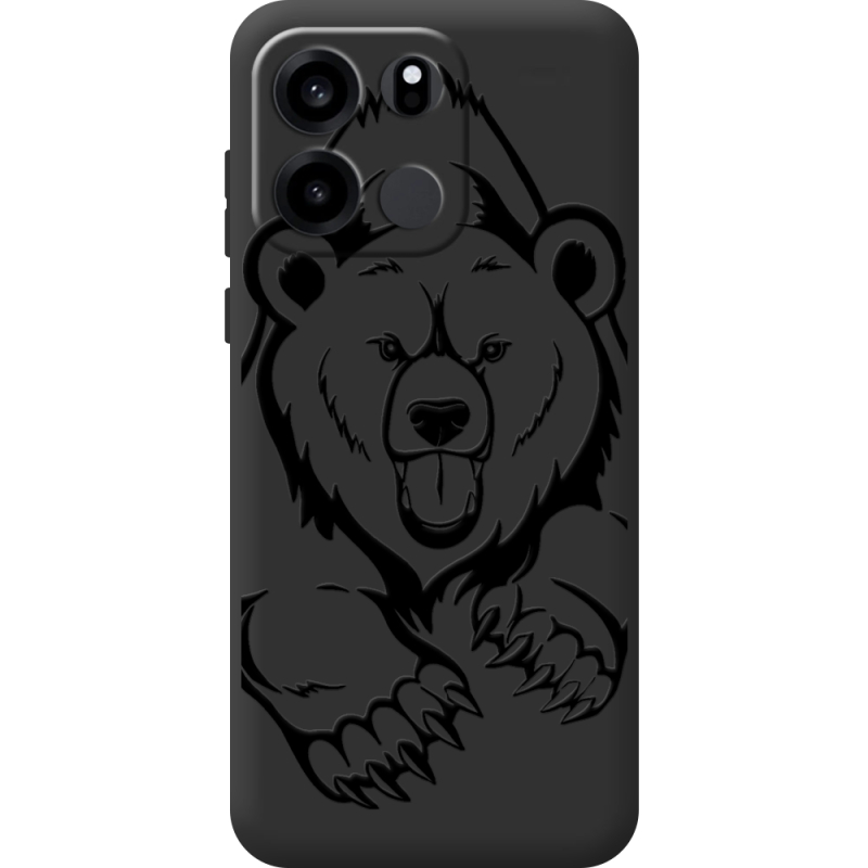 Чорний чохол BoxFace OnePlus Turbo 6V Grizzly Bear