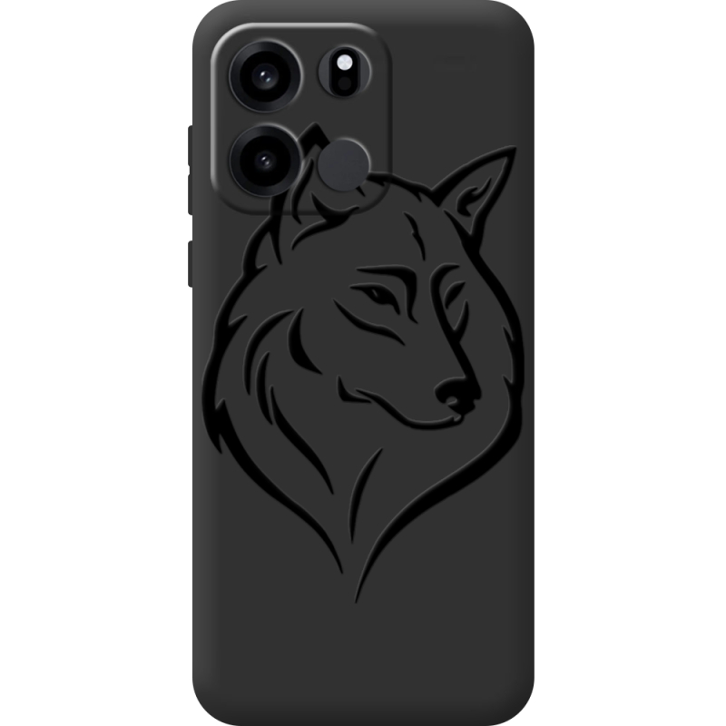 Чорний чохол BoxFace OnePlus Turbo 6V Wolf