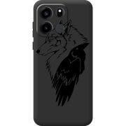 Чорний чохол BoxFace OnePlus Turbo 6V Wolf and Raven