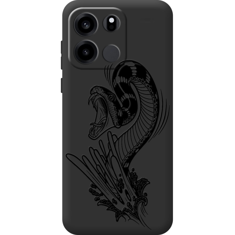 Чорний чохол BoxFace OnePlus Turbo 6V Snake
