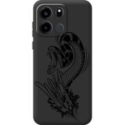 Чорний чохол BoxFace OnePlus Turbo 6V Snake
