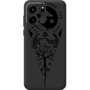 Чорний чохол BoxFace OnePlus Turbo 6V Hugin and Munin