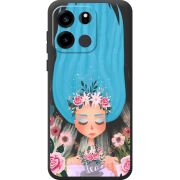 Прозорий чохол BoxFace OnePlus Turbo 6V Blue Hair