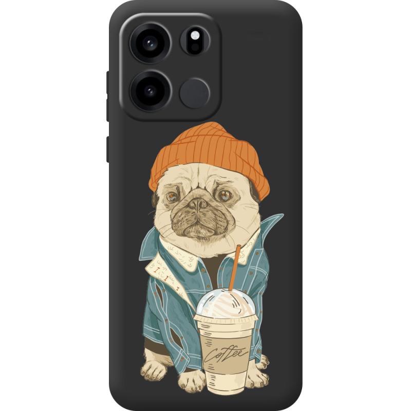 Прозорий чохол BoxFace OnePlus Turbo 6V Dog Coffeeman