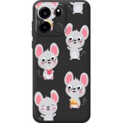 Прозорий чохол BoxFace OnePlus Turbo 6V с 3D-глазками Mouse