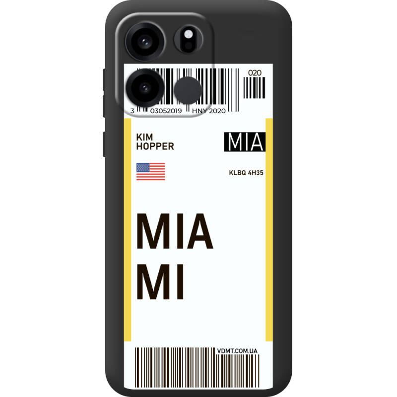 Прозорий чохол BoxFace OnePlus Turbo 6V Ticket Miami