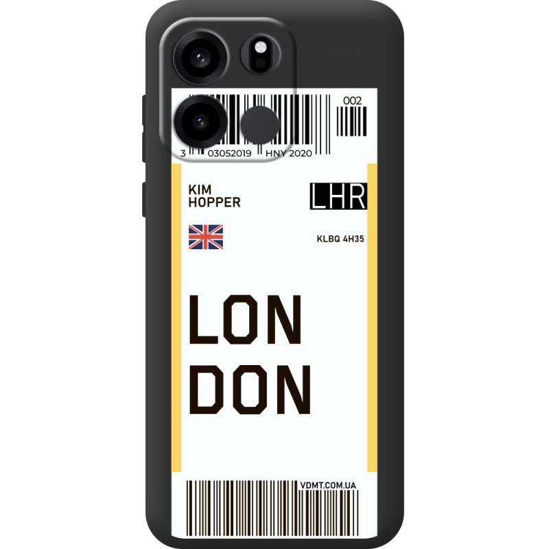 Прозорий чохол BoxFace OnePlus Turbo 6V Ticket London