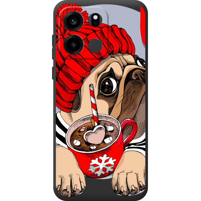 Прозорий чохол BoxFace OnePlus Turbo 6V Winter Puggy