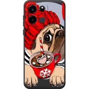 Прозорий чохол BoxFace OnePlus Turbo 6V Winter Puggy