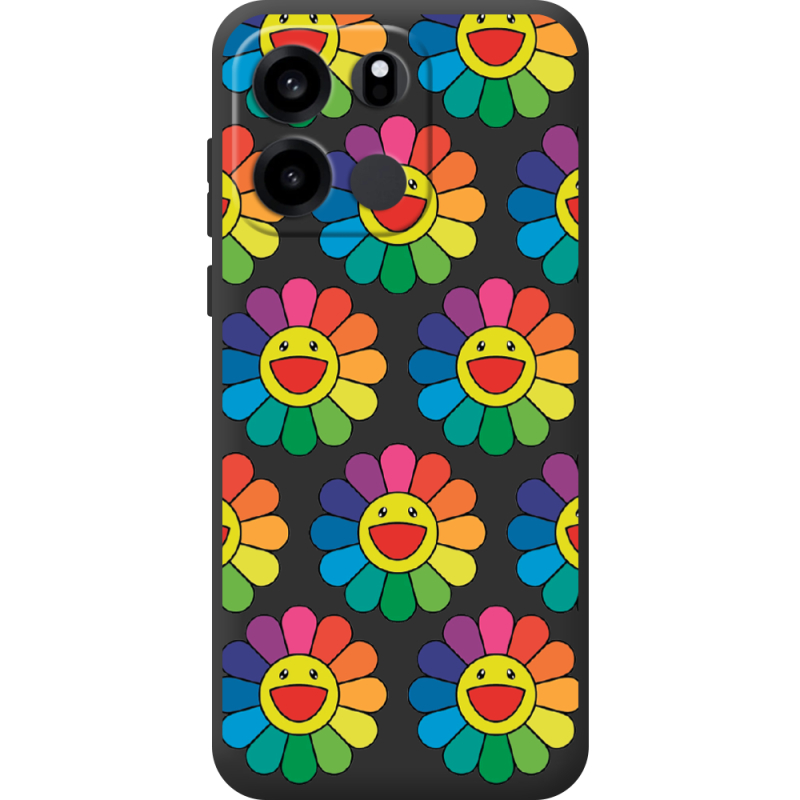 Прозорий чохол BoxFace OnePlus Turbo 6V Hippie Flowers