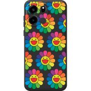 Прозорий чохол BoxFace OnePlus Turbo 6V Hippie Flowers