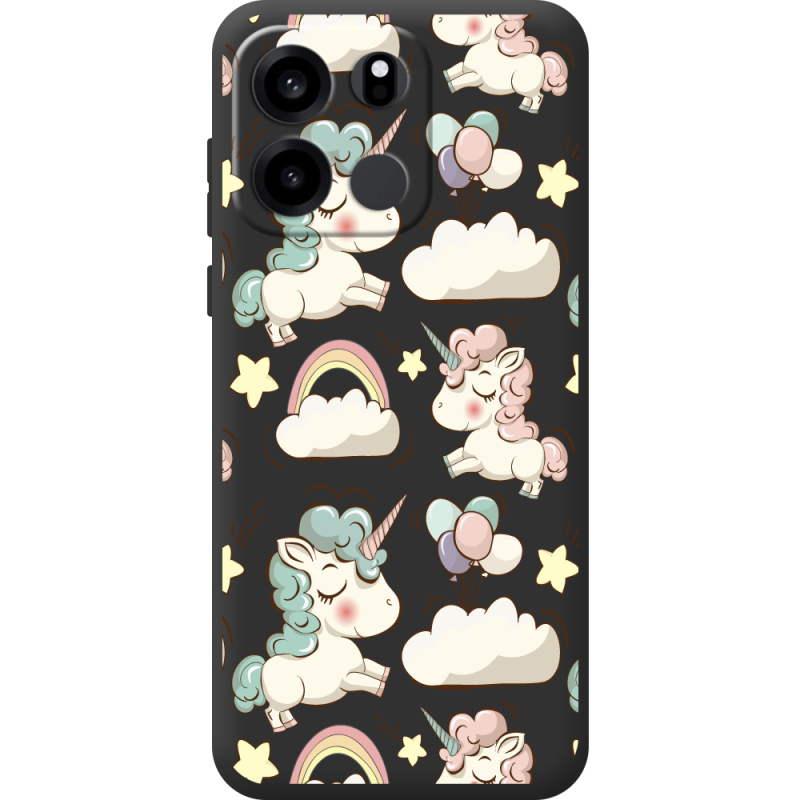 Прозорий чохол BoxFace OnePlus Turbo 6V Unicorns