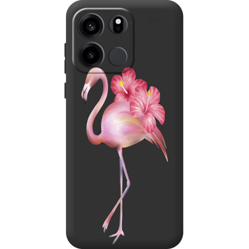 Прозорий чохол BoxFace OnePlus Turbo 6V Floral Flamingo