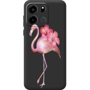Прозорий чохол BoxFace OnePlus Turbo 6V Floral Flamingo